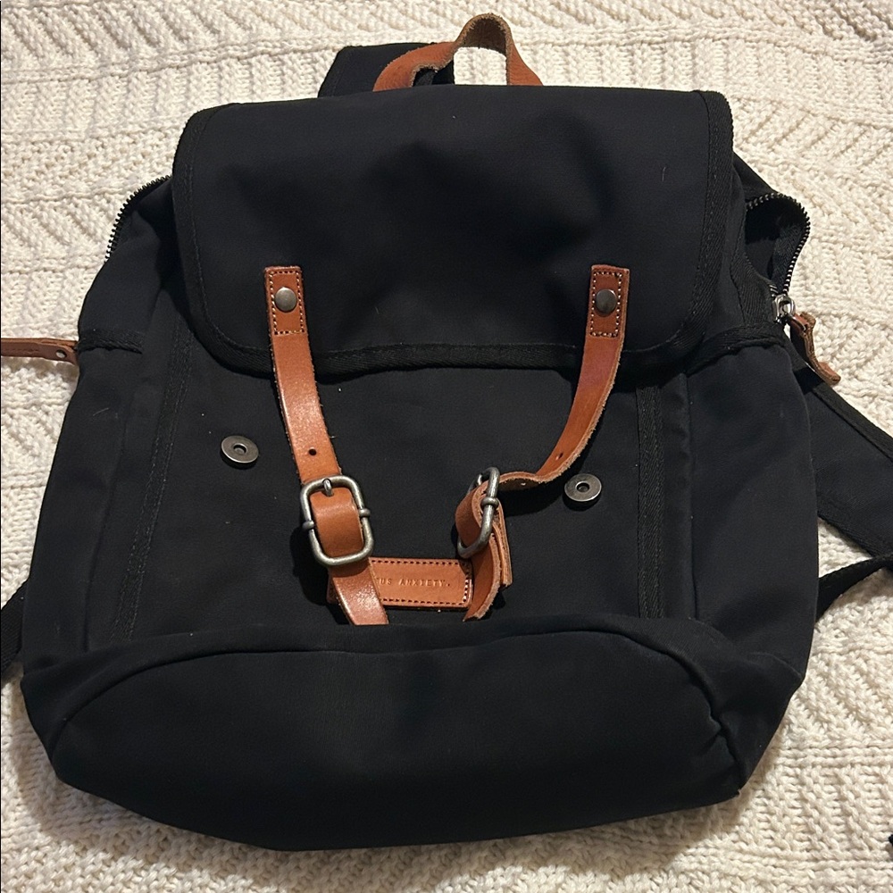 Status Anxiety Black and Tan Women's Backpack